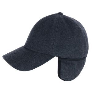 Epoch Hats Company Men's Sherpa Lined Wool Blend Earflap Baseball Cap